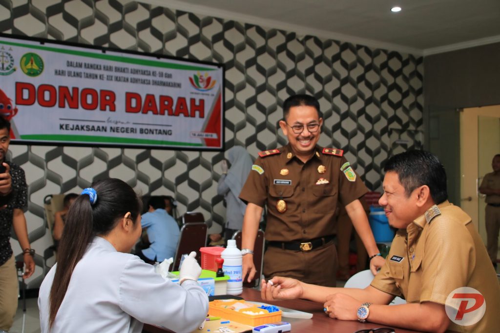 Hari Jadi Adhyaksa ke-59 Kejari Bontang Adakan Donor Darah