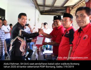 Politisi Nasdem Abdul Rahman, Ambil Formulir Wali Kota di PDIP