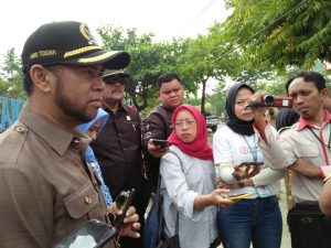 Belum Rampung, Pengerjaan Parit dan Trotoar di Sebelah SPBU Dinilai Menambah Kemacetan