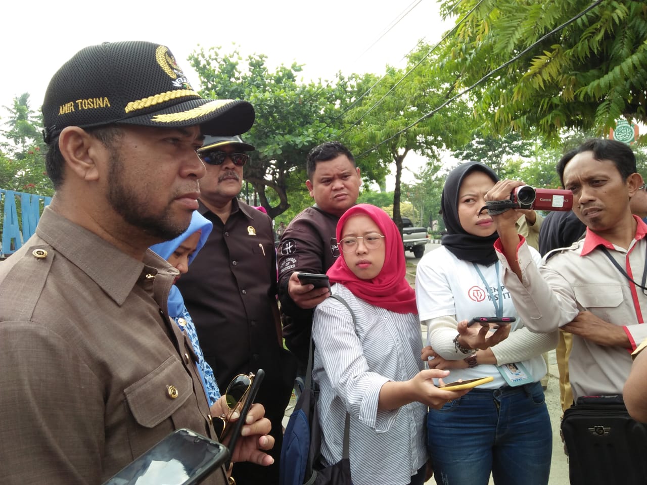 parit dan trotoar di bontang