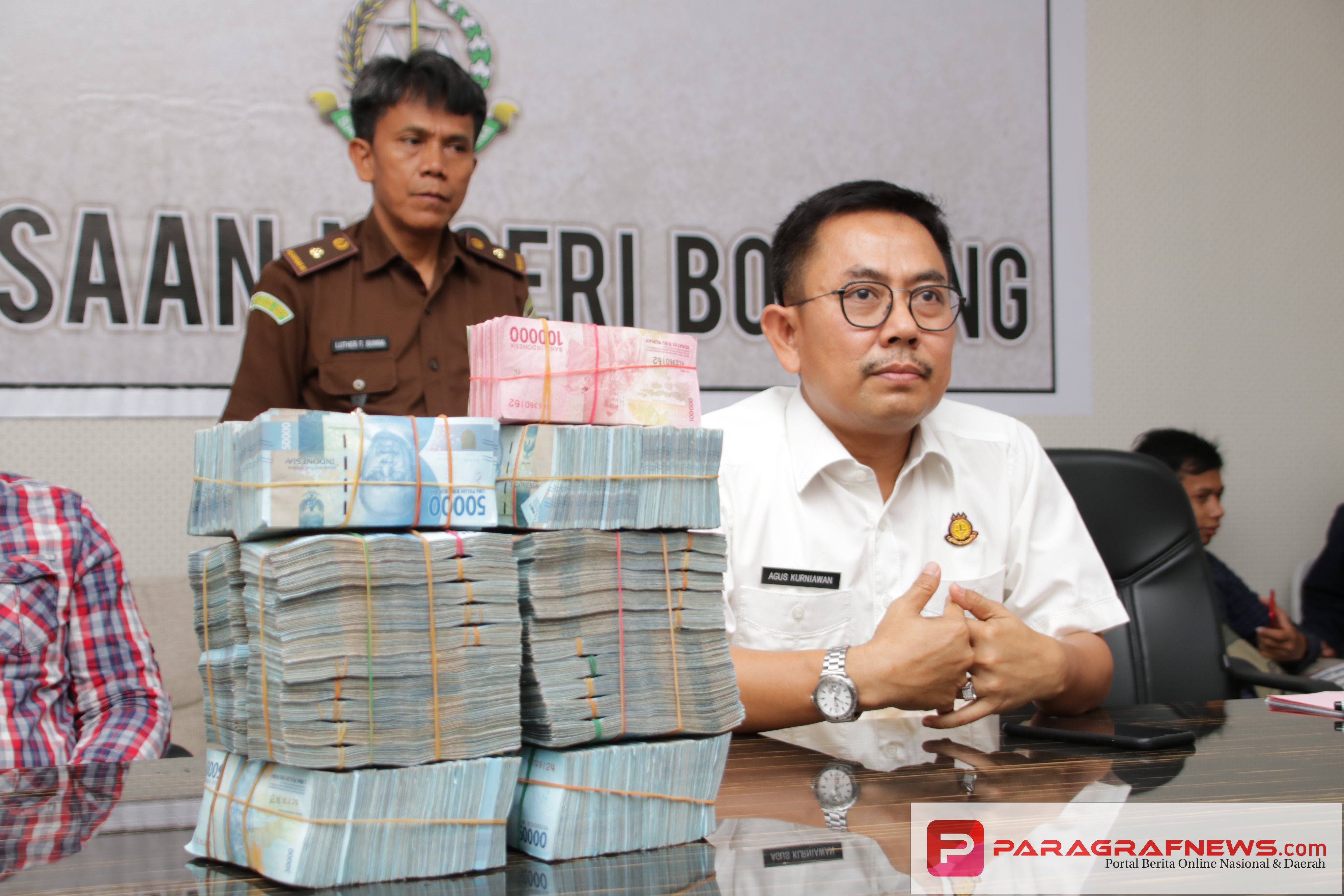 Kejari Bontang Eksekusi Uang Pengganti 447 Juta