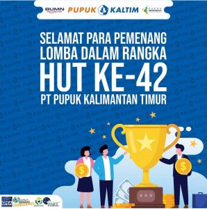 Pupuk Kaltim Gelar Lomba Karya Berhadiah 25 Juta Rupiah, Ini Daftar Pemenangnya