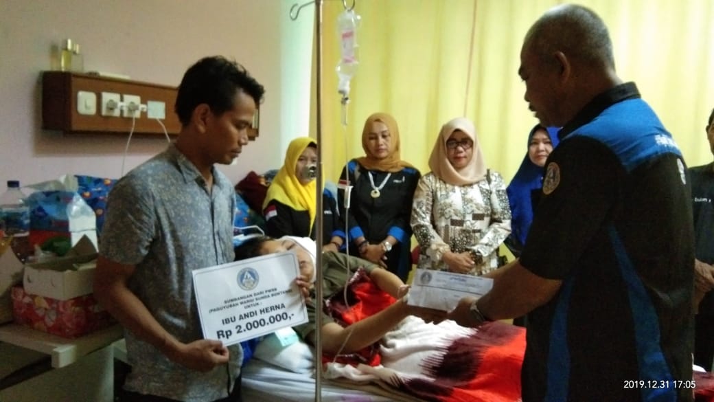 PWSB Donasi ke Andi Herna
