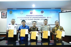 Lima Instansi Teken MoU Aplikasi E-Tilang