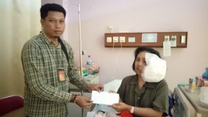 Forum Jurnalis Bontang, Peduli Andi Herna Penderita Tumor