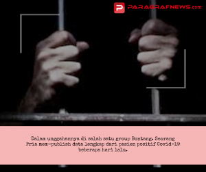 Mem-publikasikan Identitas Pasien Covid 19 di Bontang, Pria ini Dibina Polres