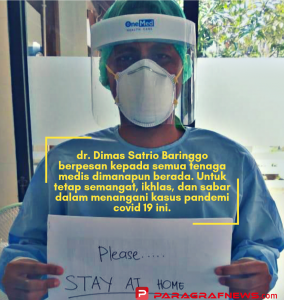 Cerita dr. Dimas Ditunjuk Menangani Covid-19 di RSUD Taman Husada Kota Bontang