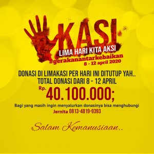Galang Donasi ala Milenial, Limakasi Kumpulkan Rp 40 Juta