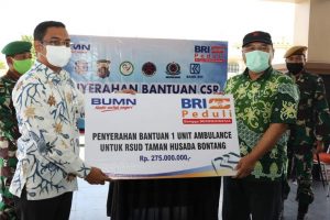 Terima 1 Unit Ambulance, Dirut RSUD Terima Kasih BRI