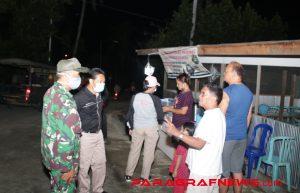 Antisipasi Penyebaran Covid-19, Kecamatan Bontang Barat Gelar Patroli Gabungan