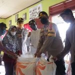 Kapolres Bontang Bantu Banjir Makarti