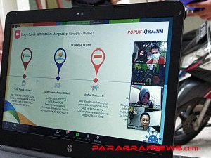 Pererat Silaturahmi, Pupuk Kaltim Gelar Bukber Virtual Bareng Insan Pers Bontang