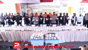 Polisi Tetapkan 6 Tersangka Penyelundup 402 Kg Sabu