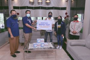 Pupuk Kaltim Fasilitasi Rapid Test Puluhan Jurnalis Bontang