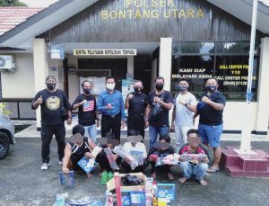 Ungkap Pencurian Toko Sperpart Motor di Loktuan, Polres Bontang Bekuk 5 Pelaku