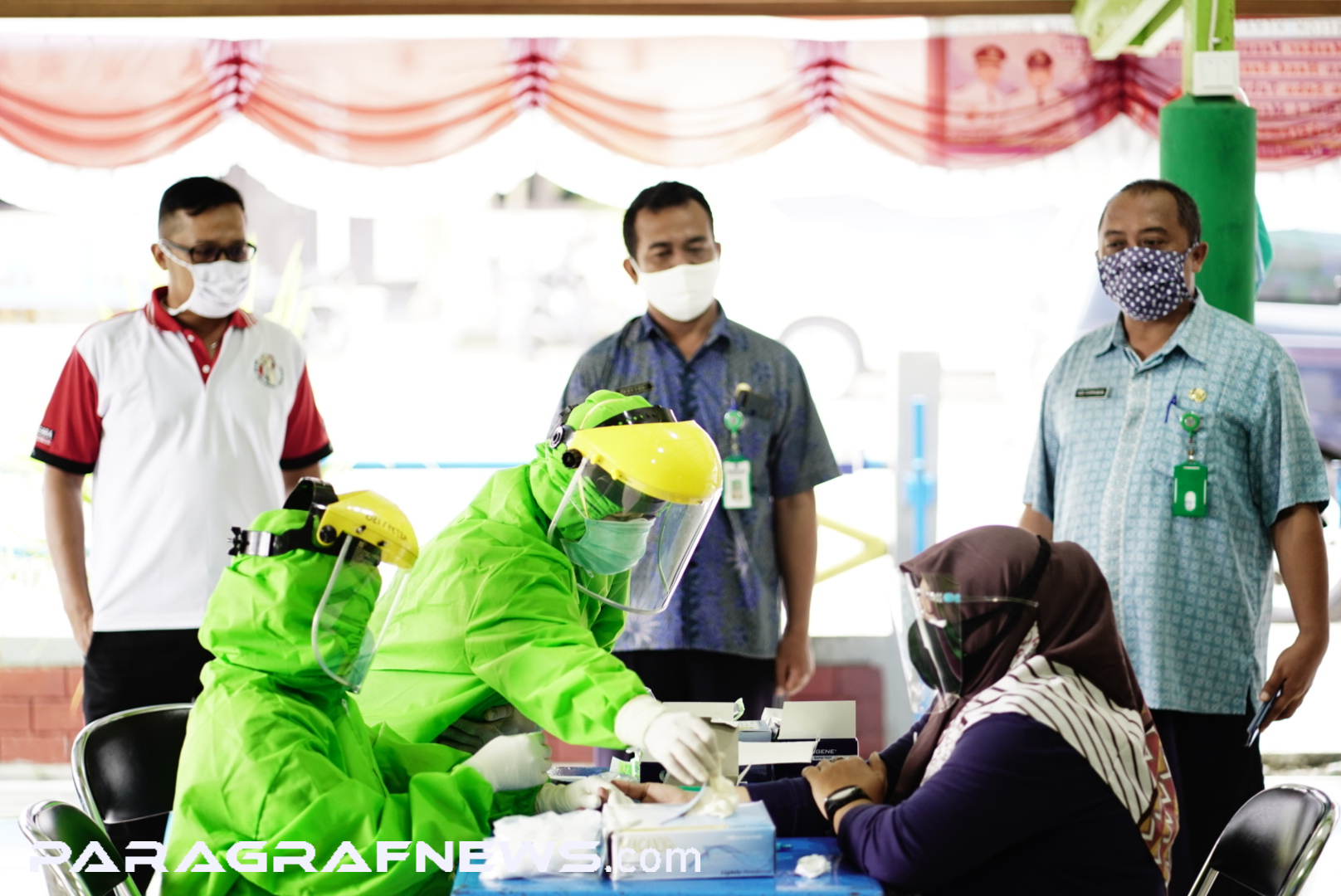 Pegawai Kelurahan Belimbing Rapid Test