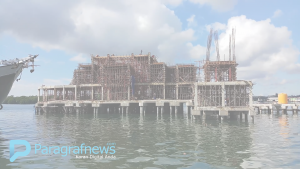 Sempat Dikhawatirkan Mangkrak, Masjid Terapung Selambai Menampakkan Progres