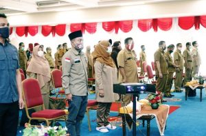 Kesbangpol Bontang Gelar Sosialisasi Partisipasi ASN Pada Pilkada 2020, Ini Pesan Walikota Neni
