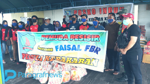 IPPLB Bantu Korban Kebakaran di Beka, Faisal FBR; Sesama Warga Pesisir Harus Saling Bantu