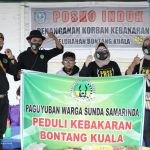 Warga Sunda Samarinda Salurkan Bantuan bagi Korban Kebakaran Bontang Kuala