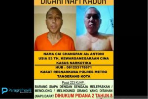 Kabur dari Rutan, Gembong Narkoba Cai Changpan Ditemukan Meninggal Dunia di Hutan Jasinga