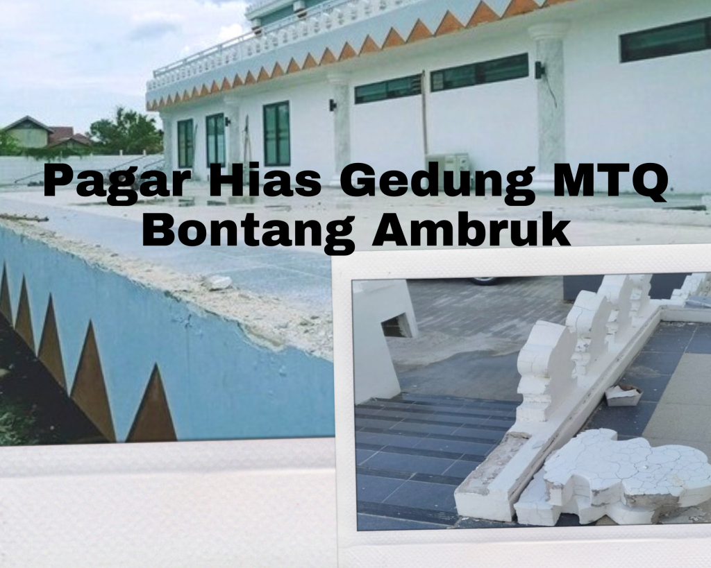 Ketua Komisi III DPRD Bontang Desak PUPRK Perbaiki Pagar Hias Gedung MTQ Bontang yang Ambruk