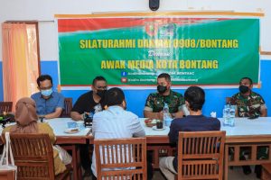 Silaturahmi dengan PWI, Dandim Siap Sukseskan Pekan Pers Bontang 2022
