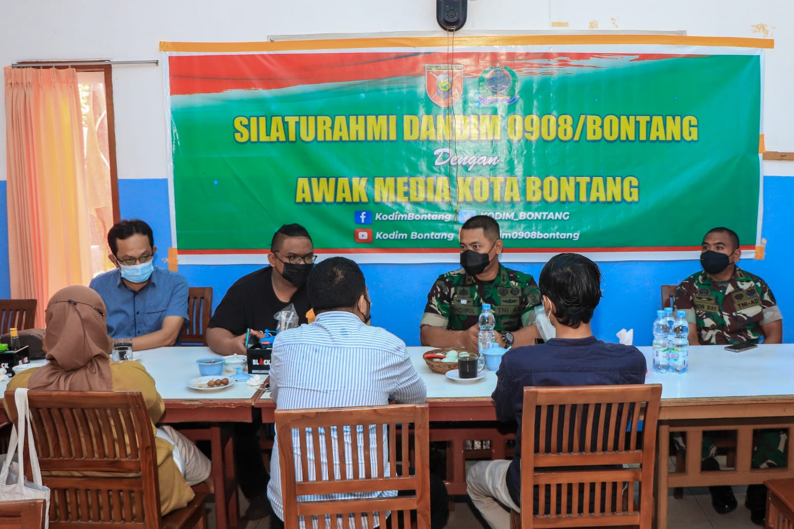 Silaturahmi PWI Dandim