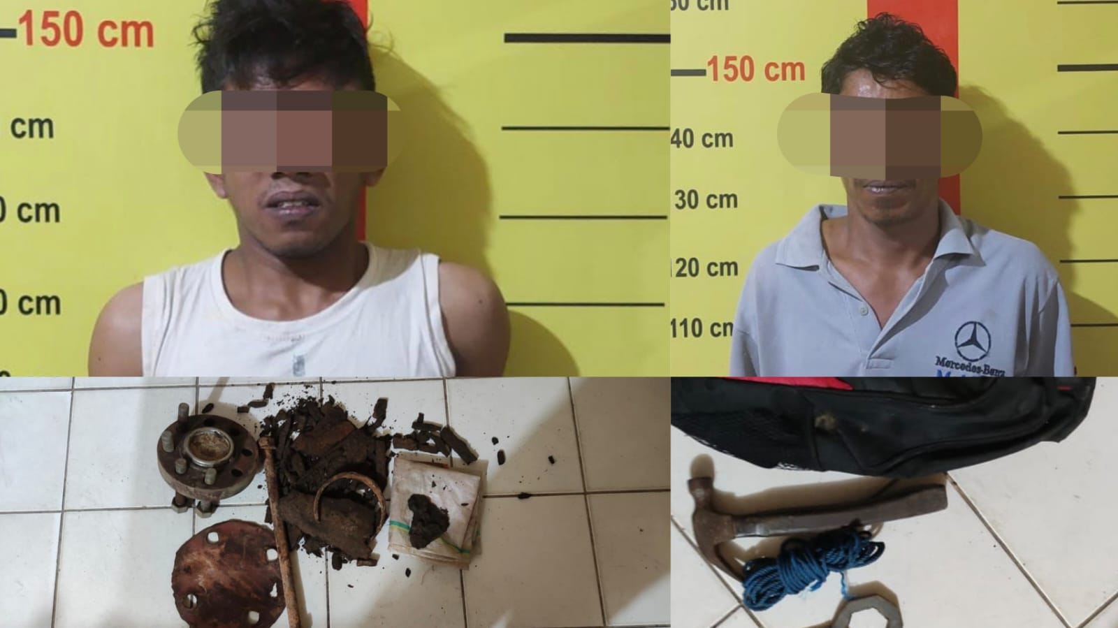 dua pencuri di Bontang