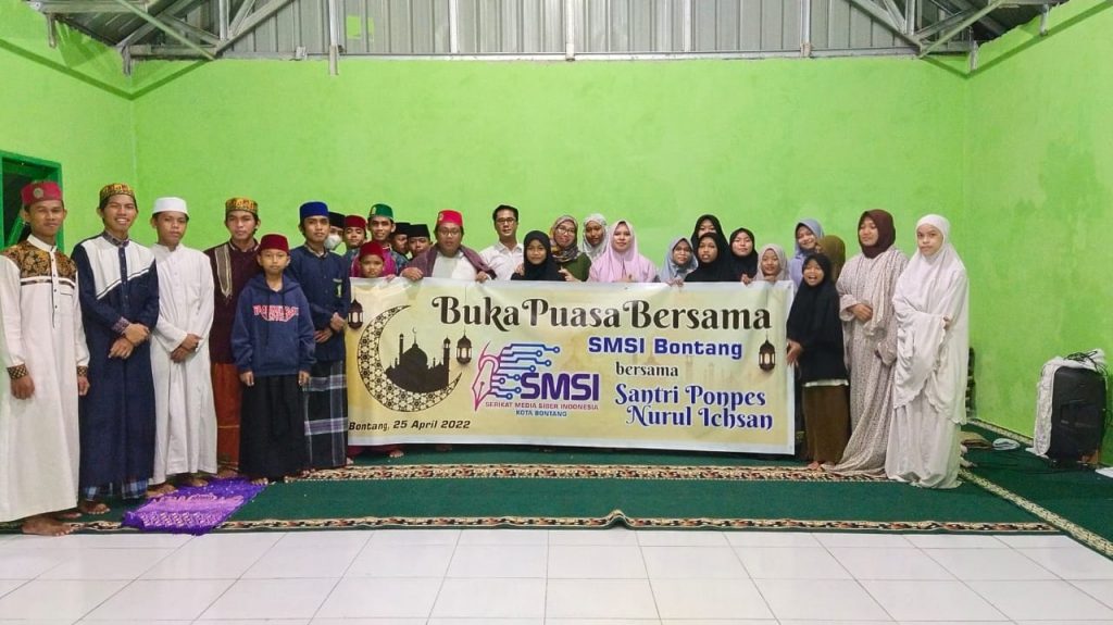SMSI Bontang Gelar Bukber dengan Santri Ponpes Nurul Ichsan
