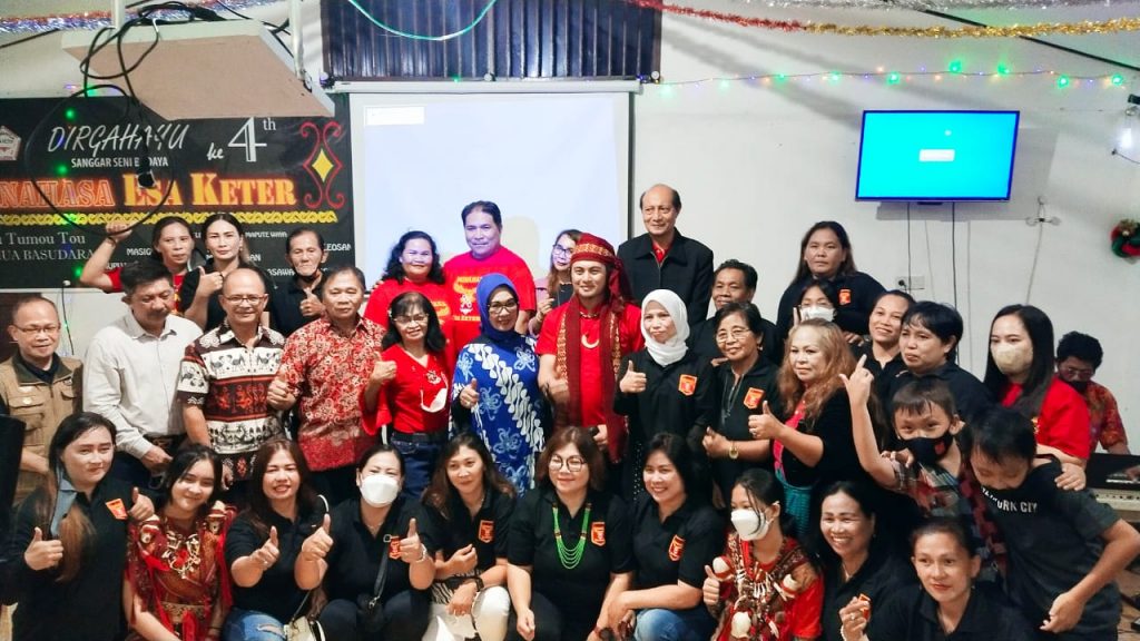 Dihadiri Wawali Bontang Najirah, Esa Keter Minahasa Gelar Milad ke-4