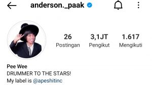 Gokil, Anderson Paak Gunakan Foto Profil Instagramnya Jadi Pak Tarno