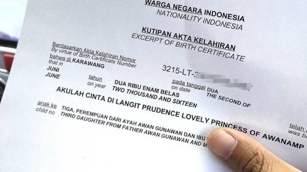 Viral ! Nama Bocah Ini Seperti Sebuah Syair Terdiri 50 Huruf, Berikut Penjelasan Orang Tuanya