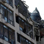 Rudal Rusia Hantam Pemukiman Penduduk di Kyiv Ukraina