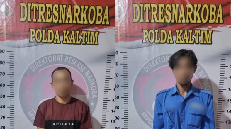 Edarkan Sabu Dua Warga Bontang Diringkus Polda Kaltim