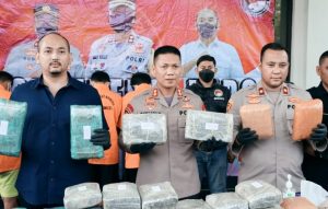 Polres Tangsel Sita 39 Kg Ganja, Empat Pengedar Diringkus