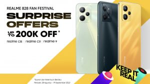 realme Berikan Kejutan Terakhir Menuju Perayaan realme 828 Fan Festival Melalui Promo “Surprise Offers”