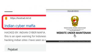 Usai Diretas “India Cyber Mafia” Situs Kostrad Ditangani Tim Cyber TNI AD, Data Kondisi Aman