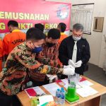 Polres bontang blender sabu