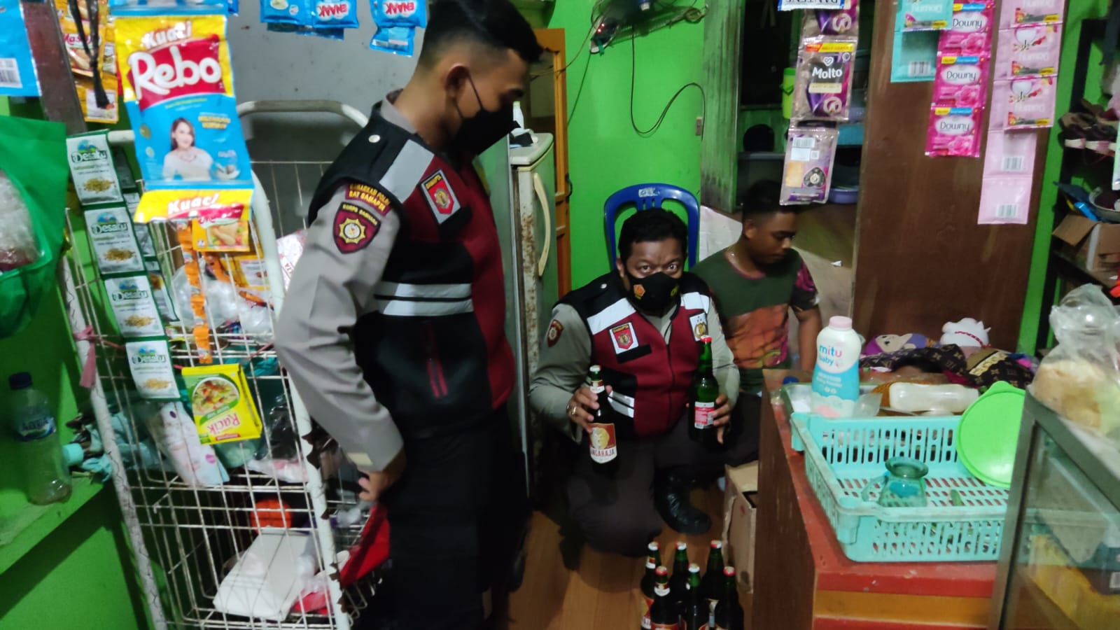 Polres bontang sita miras