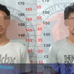 Dua pria berbas tengah simpan sabu