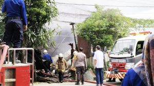 Sebuah Gudang Ludes Dilalap Si Jago Merah di Bontang