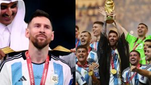 Mengenal dan Makna Bisht Jubah Berhiaskan Lapisan Emas yang Dipakai Messi