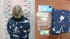 Edarkan Narkoba Ibu Rumah Tangga Ditangkap Polisi, 6,46 Gram Sabu Diamankan