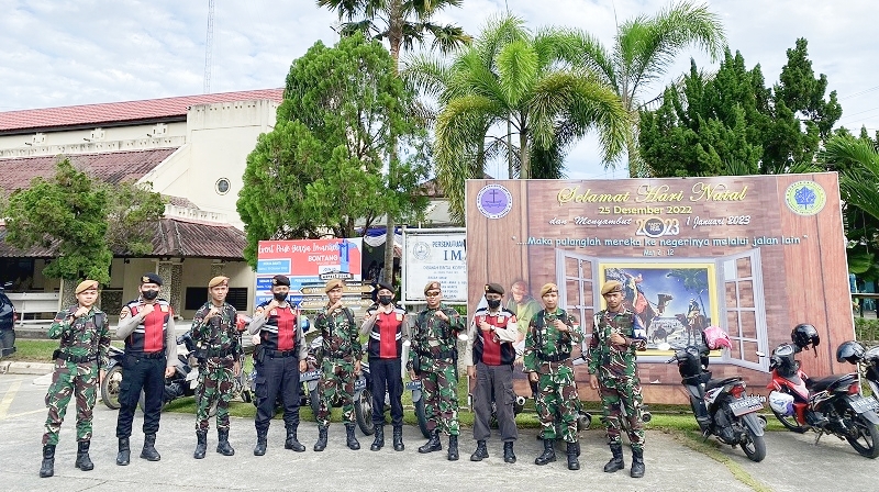 Polres Bontang Amankan Natal