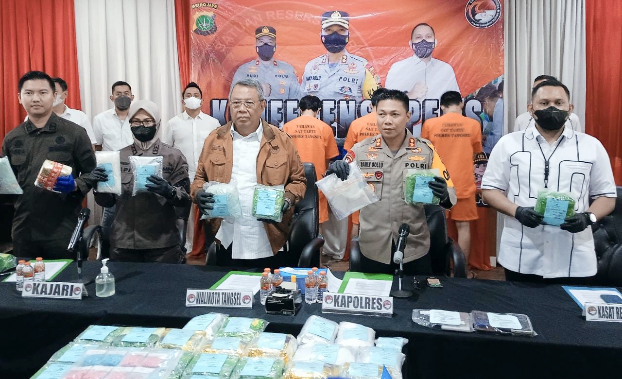Polres Tangsel Ungkap Narkoba
