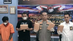 Dari Medan Tujuan Bandung, 30 Kg Ganja Kering Gagal Edar, Pelaku Terancam 20 Tahun Penjara
