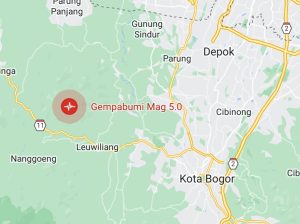 Gempa Bumi Bogor 5,0 Magnitude Tak Berpotensi Tsunami, Ini Penyebabnya