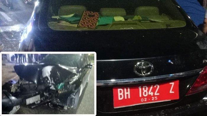 Wanita Tanpa Busana di Kecelakaan Tunggal Mobil Dinas DPRD Jambi