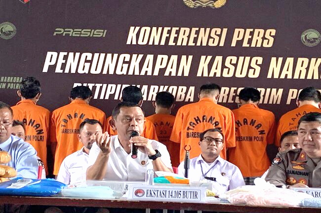 Bareskrim Polri ungkap narkotika